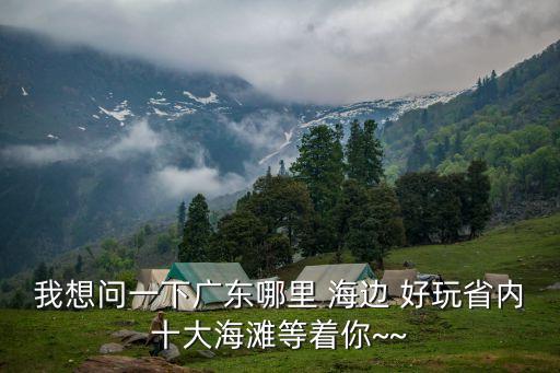 我想问一下广东哪里 海边 好玩省内十大海滩等着你~~