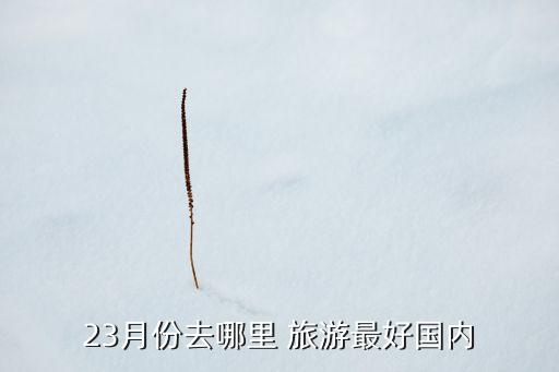 23月份去哪里 旅游最好国内