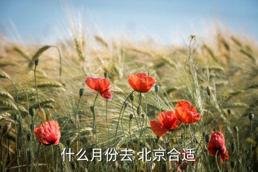 什么月份去 北京合适