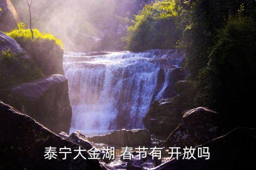 泰宁大金湖 春节有 开放吗