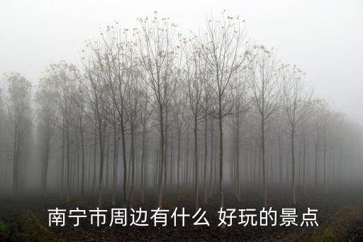 南宁附近哪里好玩一日游,广西旅游十大必去地方