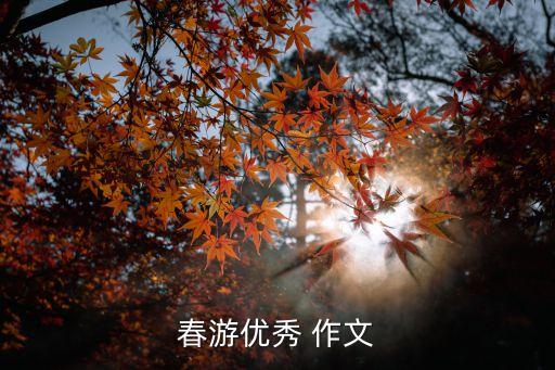 春游优秀 作文