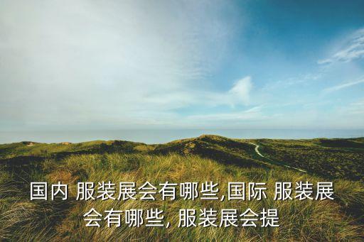 国内 服装展会有哪些,国际 服装展会有哪些, 服装展会提