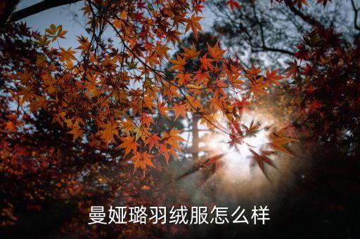 曼娅璐羽绒服怎么样