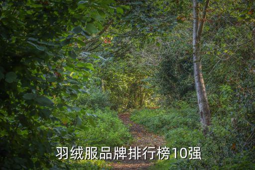  羽绒服品牌排行榜10强