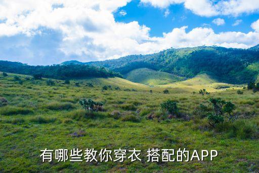有哪些教你穿衣 搭配的APP
