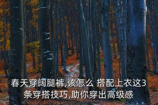 春款搭配技巧,春款连衣裙怎么搭配