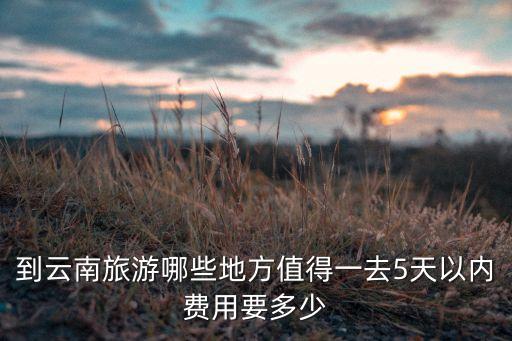 西双版纳玩5天一般花费多少,去西双版纳玩5天大概花费