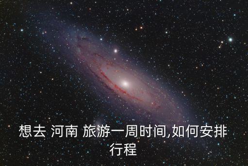 想去 河南 旅游一周时间,如何安排行程