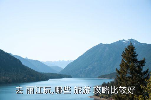 去 丽江玩,哪些 旅游 攻略比较好