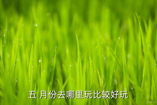五 月份去哪里玩比较好玩