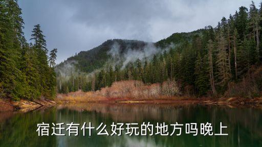  宿迁有什么好玩的地方吗晚上