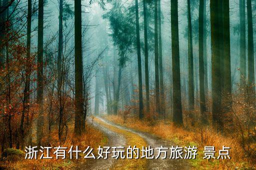 浙江有什么好玩的地方旅游 景点