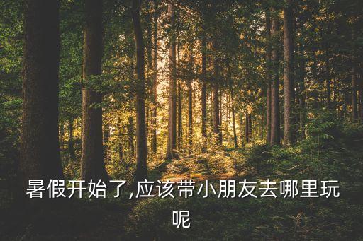  暑假开始了,应该带小朋友去哪里玩呢