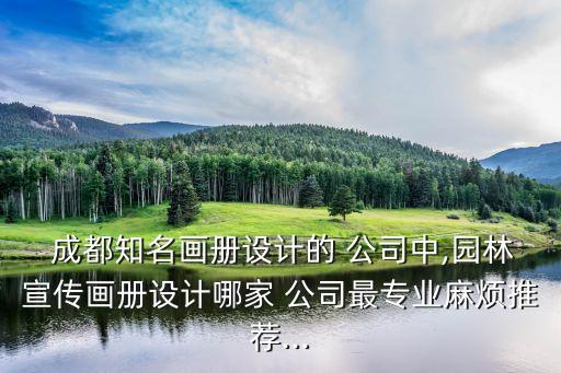  成都知名画册设计的 公司中,园林宣传画册设计哪家 公司最专业麻烦推荐...